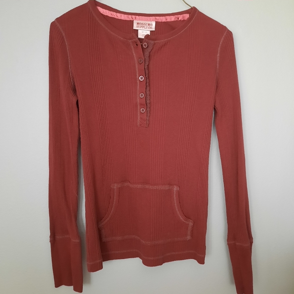 Mossimo Supply Co Long Sleeve Shirt With Pocket